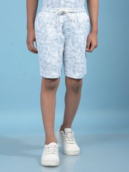 CRIMSOUNE CLUB - Green Printed Regular Fit Shorts