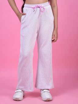 CRIMSOUNE CLUB - Purple Stripes Regular Fit Trouser