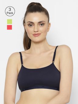 Floret - Wirefree Non-padded Sporty Bra - Multi-Color