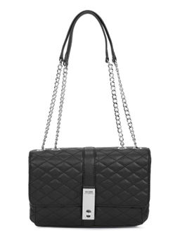 Guess - RAVENELL CROSSBODY FLAP Black Handbag