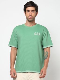 GAP - Green Men Logo Print Relaxed Fit T-Shirt