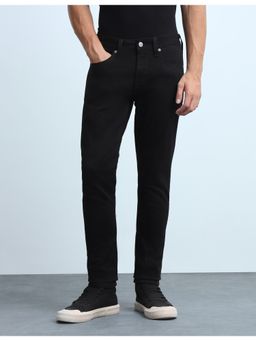 Flying Machine - Men Jackson Skinny Fit Mid Rise Black Jeans