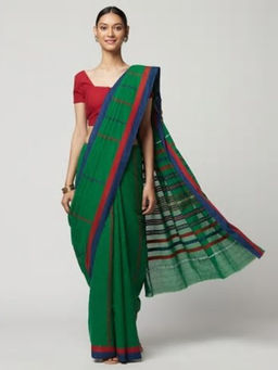 Fabindia - Cotton Woven Dobby Weave Sari