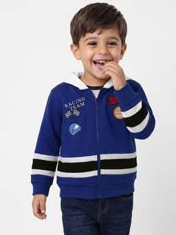 United Colors of Benetton - Regular Fit Hooded Neck Color Block Jacket