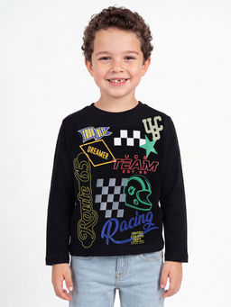 United Colors of Benetton - Regular Fit Crew Neck Print T-Shirt