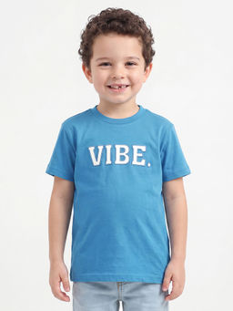 United Colors of Benetton - Regular Fit Crew Neck Typography T-Shirt