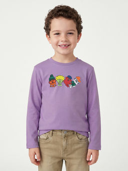 United Colors of Benetton - Regular Fit Crew Neck Print T-Shirt