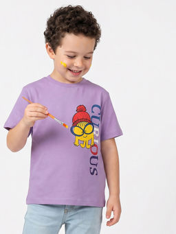 United Colors of Benetton - Relaxed Fit Crew Neck Print T-Shirt
