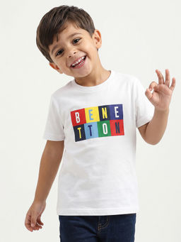 United Colors of Benetton - Regular Fit Crew Neck Graphic Print T-Shirt