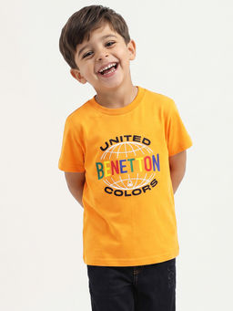 United Colors of Benetton - Regular Fit Crew Neck Graphic Print T-Shirt