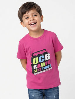 United Colors of Benetton - Regular Fit Crew Neck Graphic Print T-Shirt