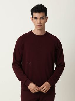 Rare Rabbit - Arum Primary Maroon Sweatshirt