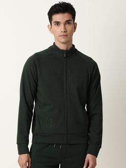 Rare Rabbit - Azil Dark Green Sweatshirt