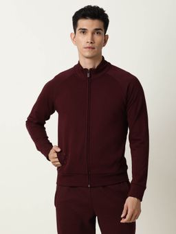 Rare Rabbit - Azil Primary Maroon Sweatshirt