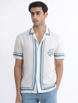 Rare Rabbit - Bluna Primary Off White Shirt
