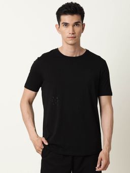 Rare Rabbit - Caxel Primary Black T-Shirt