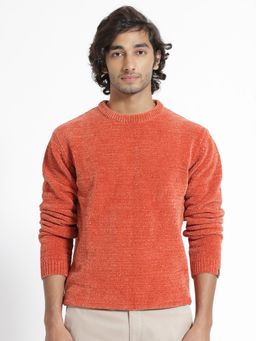 Rare Rabbit - Finkle Primary Orange Sweater