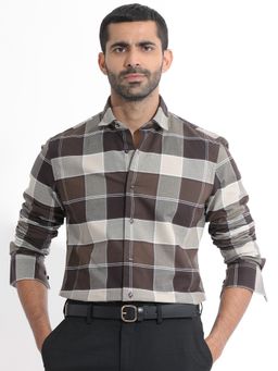 Rare Rabbit - Newton Dark Brown Shirt