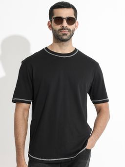 Rare Rabbit - Sable Primary Black T-Shirt