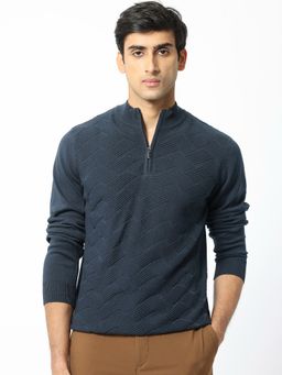 Rare Rabbit - Troyo Primary Blue Sweater