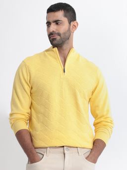 Rare Rabbit - Troyo Primary Yellow Sweater