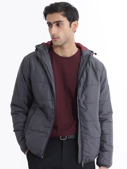 Rare Rabbit - Vasto Dark Grey Jacket