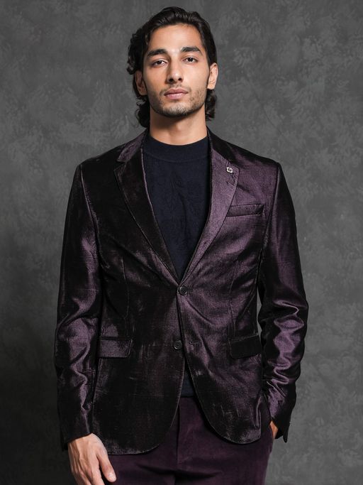 Rare Rabbit Velter Light Purple Blazer