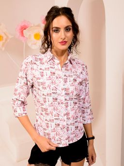 Tandul - Women Polycotton Printed Multicolor Shirt