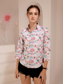 Tandul - Women Casual Printed Multicolor Shirt