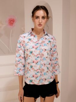 Tandul - Women Casual Printed Multicolor Shirt