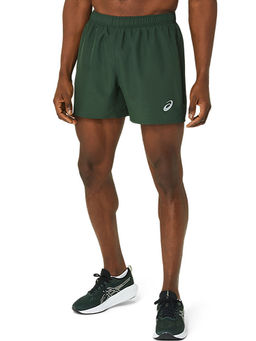 ASICS - Silver 5 In Green Mens Shorts