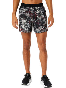 ASICS - All Over Print 5 In Black Mens Shorts