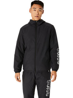 ASICS - Hex Graphic Padding Black Mens Hoodies