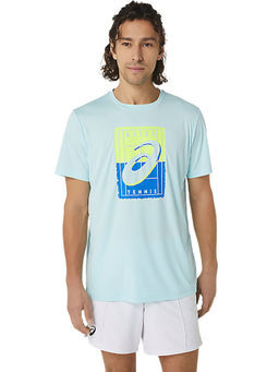 ASICS - Court Gs Graphic Blue Mens T-Shirt