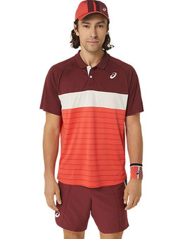 ASICS - Court Polo Red Mens T-Shirt