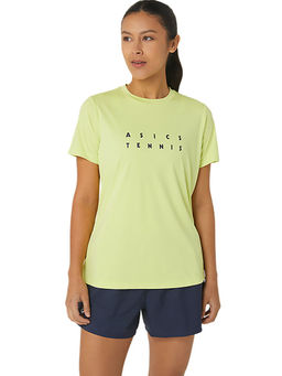 ASICS - Court Graphic Yellow Womens T-Shirt