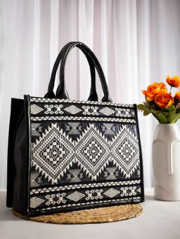 DonaBella - Stella Tote Bag for Women Black (Large)