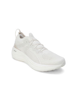 Puma - ForeverRun NITRO Knit Mens Off White Running Shoes (UK 6.5)