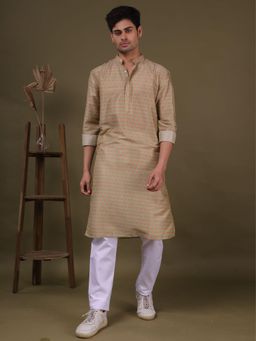 SHIWAM ETHNIX - Olive Men's Kurta With Pyjama Jodhpur Collection