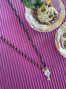 Digital Dress Room - Ad Round Pendant Fancy Short Mangalsutra