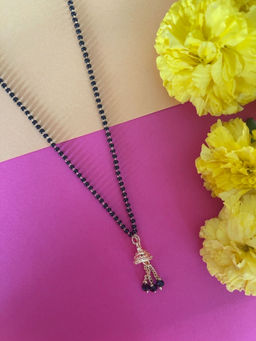 Digital Dress Room - Short Mangalsutra Pendant With Latkan