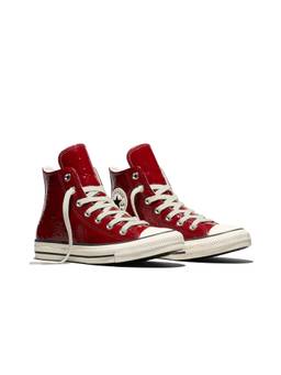 Converse - Unisex Chuck Taylor All Star Elevated Shine High Top Leather Sneaker