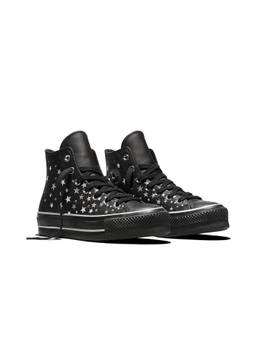 Converse - Women Chuck Taylor All Star Lift Platform Star Details High Top Leather Sneaker