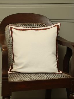 Crown of Poppies - Off White Festival Tapestry Cushion Cover (16 x 16)