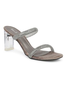 Inc.5 - Women Grey Party Block Heels