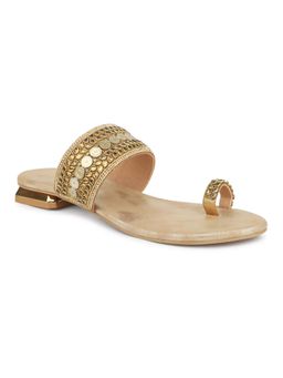 Inc.5 - Women Gold Party Flats