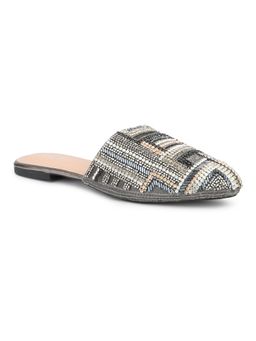Inc.5 - Women Grey Party Mules