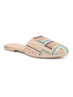 Inc.5 - Women Gold Party Mules