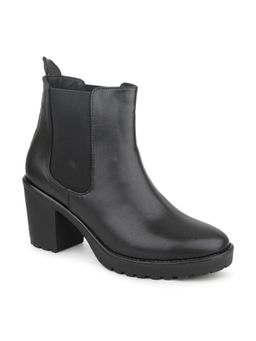 Inc.5 - Women Black Casual Block Boots