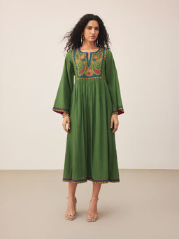 Ritu Kumar - Green Ambikaa Long Dress